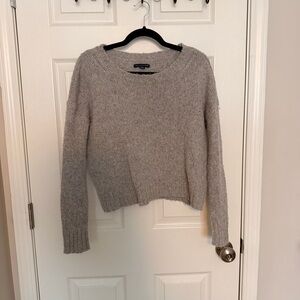 American eagle sweater sparkly gray